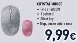 Unieuro CRYSTAL MOUSE offerta