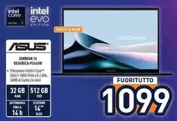 Unieuro ASUS ZENBOOK 14 UX3405CA-PZ462W offerta