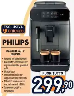 Unieuro PHILIPS MACCHINA CAFFE' EP082400 offerta