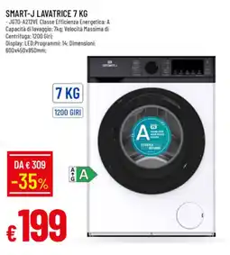 IperFamila SMART-J LAVATRICE 7 KG offerta
