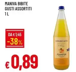IperFamila Maniva bibite gusti assortiti offerta