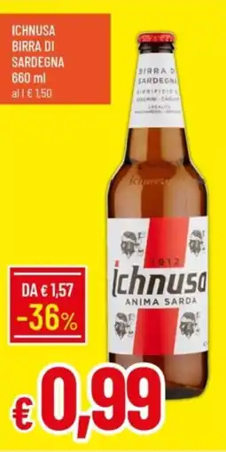 IperFamila Ichnusa birra di sardegna offerta