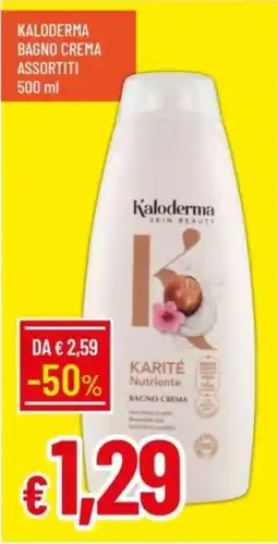 IperFamila Kaloderma bagno crema assortiti offerta