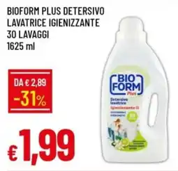 IperFamila Bioform plus detersivo lavatrice igienizzante offerta