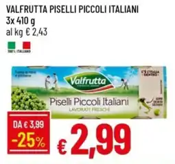IperFamila Valfrutta piselli piccoli italiani offerta