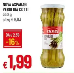 IperFamila Nova asparagi verdi già cotti offerta