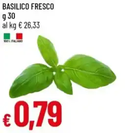 IperFamila Basilico fresco offerta