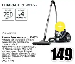 MediaWorld Rowenta Aspirapolvere senza sacco RO4B75 offerta