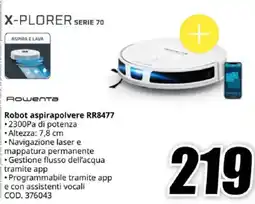 MediaWorld Rowenta Robot aspirapolvere RR8477 offerta