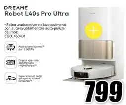 MediaWorld DREAME Robot L40s Pro Ultra offerta