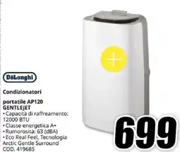 MediaWorld DeLonghi portatile AP120 GENTLEJET offerta