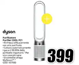 MediaWorld dyson Purificatore Purifier COOL PC1 offerta