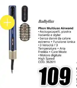 MediaWorld BaByliss Phon Multiuso Airwand offerta