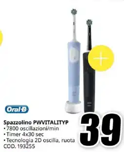 MediaWorld Oral-B Spazzolino PWVITALITYP offerta