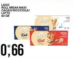 Vantaggio Cash&Carry LAGO Roll break maxi cacao/nocciola/ latte offerta
