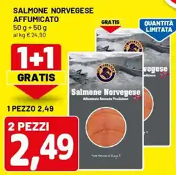 DPiù Salmone norvegese affumicato offerta