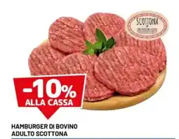 DPiù Hamburger di bovino adulto scottona offerta