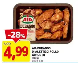 DPiù Aia durango di alette di pollo arrosto offerta