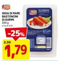 DPiù Gioia di mare bastoncini di surimi offerta