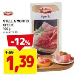 DPiù Stella montis speck offerta