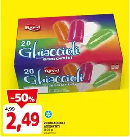 DPiù 20 ghiaccioli assortiti offerta