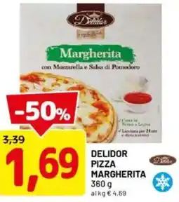 DPiù Delidor pizza margherita offerta