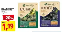 DPiù Olive nere/verdi denocciolate offerta