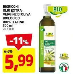 DPiù Bioricchi olio extra vergine di oliva biologico offerta