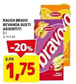 DPiù Rauch bravo bevanda gusti assortiti offerta
