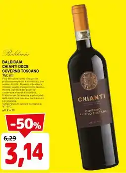 DPiù Baldicaia DOCG chianti governo toscano offerta