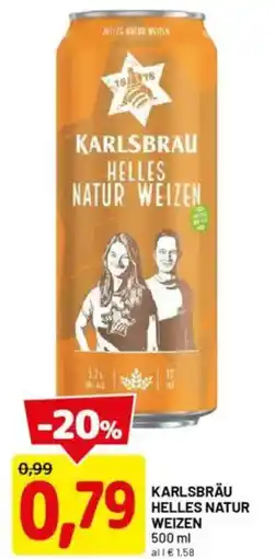 DPiù Karlsbrau helles natur weizen offerta