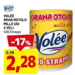 DPiù Volée gran rotolog mille usi 2 veli offerta