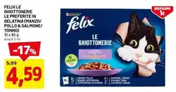 DPiù Felix le ghiottonerie le preferite in gelatina (manzo/ pollo & salmone/ tonno) offerta