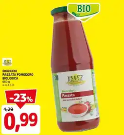 DPiù Bioricchi passata pomodoro biologica offerta