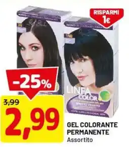 DPiù Gel colorante permanente offerta