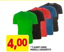 DPiù T-shirt uomo modelli assortiti offerta