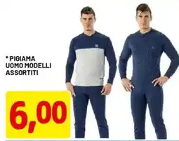 DPiù Pigiama uomo modelli assortiti offerta