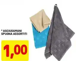 DPiù Asciugamani spugna assortiti offerta