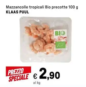 Iper La Grande Mazzancolle tropicali Bio precotte KLAAS PUUL offerta