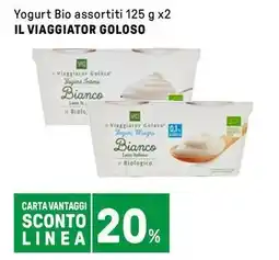 Iper La Grande Yogurt Bio assortiti IL VIAGGIATOR GOLOSO offerta