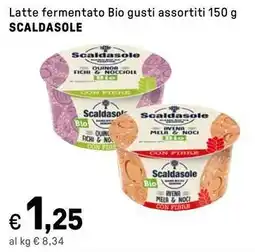 Iper La Grande Latte fermentato Bio gusti assortiti SCALDASOLE offerta