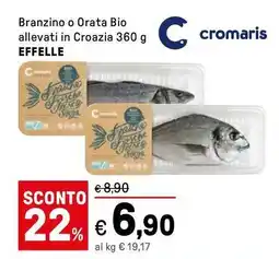 Iper La Grande Branzino o Orata Bio allevati in Croazia EFFELLE offerta