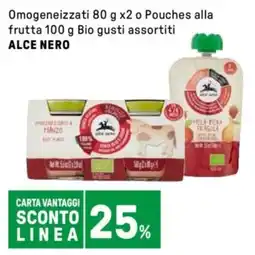 Iper La Grande Omogeneizzati o Pouches alla frutta Bio gusti assortiti offerta