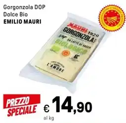 Iper La Grande Gorgonzola DOP Dolce Bio EMILIO MAURI offerta