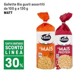 Iper La Grande Gallette Bio gusti assortiti MATT offerta