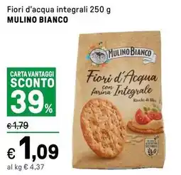 Iper La Grande Fiori d'acqua integrali MULINO BIANCO offerta