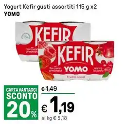 Iper La Grande Yogurt intero gusti assortiti YOMO offerta