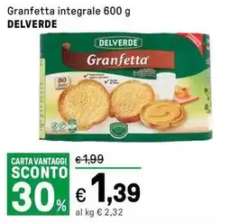 Iper La Grande Granfetta integrale DELVERDE offerta