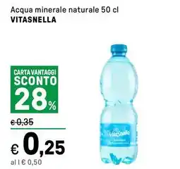 Iper La Grande Acqua minerale naturale VITASNELLA offerta