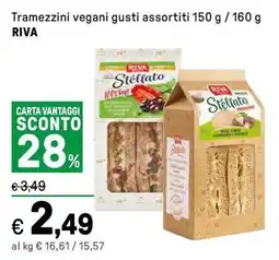 Iper La Grande Tramezzini vegani gusti assortiti RIVA offerta